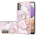 thumbnail image 1 of Marble Pattern Case for Samsung Galaxy A53 5G (Not 4G), [360°Rotatable Ring Stand] Ultra Slim PC Material, 1 of 5