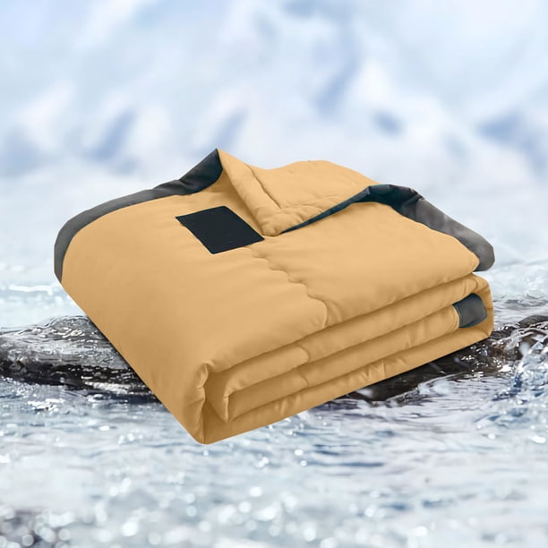 Manta refrescante para verano con fibra fría transpirable, colcha suave de doble cara ligera para personas que duermen con calor, cuidado fácil, ideal para cama, sofá, viajes