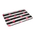 thumbnail image 2 of Flamingo Bath Mat Black and White Bathroom Rugs Stripe Bath Rugs Bath Mats for Bathroom 16"x24", 2 of 8