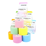 شريط علم الحركة Kinesio Tex Gold Light Touch: 2 بوصة. x 16.5 قدم. (وردي باستيل)