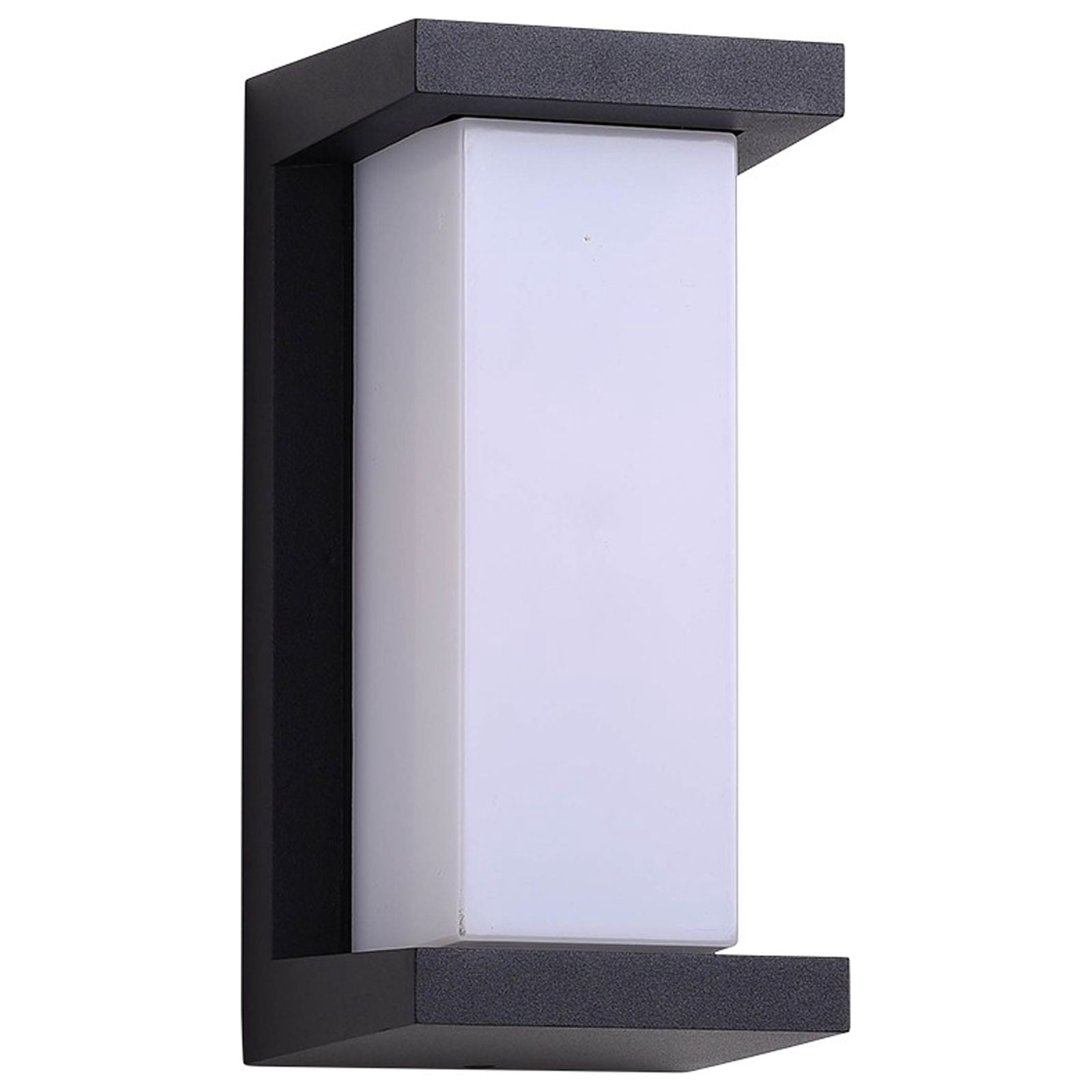 VALSEEL Clearance Outdoor &Indoor Wall Sconce IP65 LED Wall Lighting Fixture Black Exterior Porch Aluminum Wall Mounted Sconces