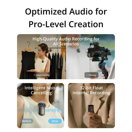 DJI - Mic 2 Wireless Omnidirectional Microphone System