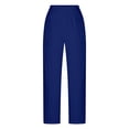 thumbnail image 3 of Buigttklop Plus Size Women'S Casual Corduroy Pants Elastic Waist Harem Pants Straight Leg Bootcut Trousres with Pockets, 3 of 5