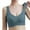 Blue, variant on Women's Wireless Comfortable Push up Bras Full Support Lift Bralette Soft Flexible Invisible Under Bra Mint Green XL