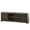 thumbnail image 5 of Twin Star Home TV Stand with Rustic Cabinet Doors, Chico Oak, 5 of 7