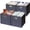 Blue, variant on Storage Boxes, Foldable Organiser Cube Basket Bin, Thick and Heavy Duty (28×28×28cm/4pcs, Teal)