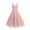 Pink, variant on Womens Party Dress Mesh Butterflies Applique Elegant Wedding Guest Gown Bridesmaid Cami Spaghetti Strap Swing Dress (M, Purple)