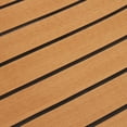 thumbnail image 3 of 35"X91" 6mm-Thick Brown Non-skid EVA Foam Boat Flooring Faux Teak Sheet Marine Yacht Synthetic Teak Decking, 3 of 7