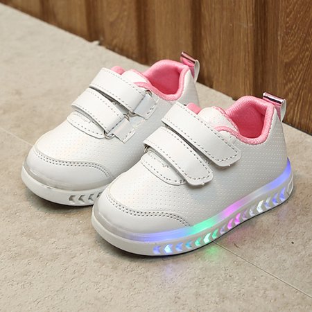 

Baby shoes Infant Toddler Baby Girls Boys Light LED Luminous Sport Running Shoes CHMORA
