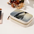 thumbnail image 7 of Penguin Luxurious Velvet Travel Organizer Box with Removable Compartment - Ideal Gift for Jewelry Lovers, Necklace Holders, 7 of 7