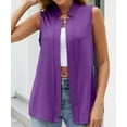 thumbnail image 4 of MORTTIC Women's Sleeveless Vest Blazer, Casual Open Front Work Office Jacket, S-5XL, 4 of 6