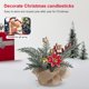 thumbnail image 4 of Candelero de Navidad Decoración Metal Decorativo Portavelas Regalos de Año Nuevo, 4 of 6