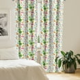 thumbnail image 2 of Ambesonne Zoo Curtains, Happy Jungle Zoo Animals, Pair of 28"x84", Multicolor, 2 of 5