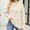 White, variant on Womens Sweaters Pullover Long Sleeve Solid Round Neck Knitted Loose Sweater Red M