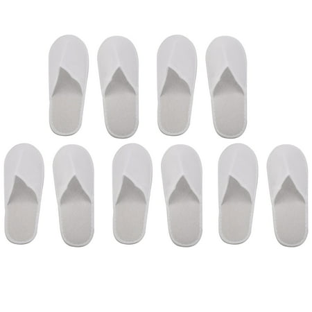 

Disposable Slippers 60 Pairs Closed Toe Disposable Slippers Fit Size for Men and Women for Hotel Spa Guest Used