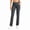 Dark Gray#, variant on hoksml Women's High Waist Straight Leg Pants Stretchy Elastic Back Waist Casual Trousers with Side Pockets