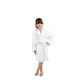 thumbnail image 2 of BC BARE COTTON Bare Cotton Kids Microfiber Fleece Shawl Robe - Girls - White - Small, 2 of 5