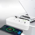 thumbnail image 5 of Multiprise Blanche 2M Prise EU Multi-Standard Rallonge avec Chargeur Rapide USB Type-C, 5 of 5
