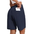 thumbnail image 3 of Pinspark Women's Hiking Cargo Shorts Quick Dry Work Summer Shorts for Women Golf Travel Athletic with Zipper Pockets, 3 of 5