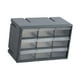 thumbnail image 4 of Cajonera de Plástico BLESIY con 9 Cajones para Juguetes Gris, 4 of 8