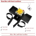 thumbnail image 2 of Festive Find Store Preserved Real Yellow Rose With Necklace Valentine Gift for Her, 2 of 4
