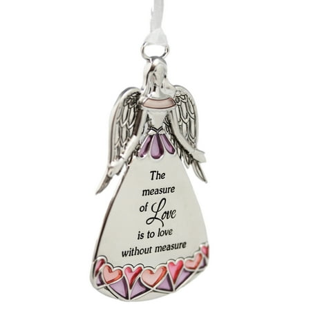 Courage Angel Ornament - The Measure of Love is to Love Without Measure Angel Ornament - By Ganz