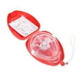 thumbnail image 1 of Máscara de RCP con válvula unidireccional Protección facial de RCP para la enseñanza de capacitación en primeros auxilios, 1 of 14