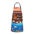 thumbnail image 2 of Lsque Animals On Noah's Ark2 Waterproof Apron Chef Aprons for Men Heavy Duty Chemical Work Apron Extra Long Grilling Aprons with Adjustable Bib Apron, 2 of 9
