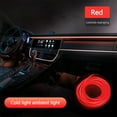 thumbnail image 2 of CEHVOM Car Cold Light Atmosphere Lamp Interior Light Guide Led Atmosphere Lamp EL Luminous Line 5 Meters + Lighter Universal Car Decorative Lamp Clearance, 2 of 2