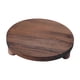 thumbnail image 5 of Soporte elevador de madera para el hogar, cocina, maceta de madera para plantas de interior, redonda, diámetro 25,4 cm. marrón oscuro, 5 of 9