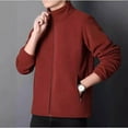 thumbnail image 6 of ZCFZJW Sherpa Fleece Lined Jackets for Men Big and Tall Regular Fit Casual Solid Color Long Sleeve Full Zip up Winter Thick Warm Cardigan Outwear Coat with Pockets Wine XXXXXL, 6 of 9