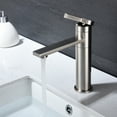 thumbnail image 5 of Single Handle Sink Vanity Bathroom Faucet,Brushed Nickel Stainless Steel Bath Faucets Bathroom Sink Faucets, 5 of 8