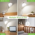thumbnail image 4 of NATYSWAN Clip-On Desk Lamp, Eye-Caring LED Reading Light, Adjustable Gooseneck, Anti-Tip Bedside Reading Light—Small Desk Lamps for Home Offices, College Dorm Room, 4 of 8