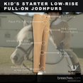 thumbnail image 3 of TuffRider Childrens Lowrise Pull On Jods, 3 of 6