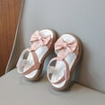 thumbnail image 7 of HAOTAGS Toddler Girls Sandals, Elastic Band Open Toe Hook & Loop Beach Shoes for Toddler Pink 3 T, 7 of 7