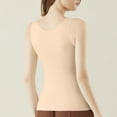 thumbnail image 4 of Thermal Tank Tops Women Underwear Tops Sleeveless Undershirt for Women Cotton Camisole Warm Base Layer Beige XXL, 4 of 7