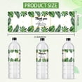 thumbnail image 2 of 30 etiquetas de agradecimiento para botellas de agua, pegatinas con diseño de hojas de la selva tropical, envoltorios decorativos para botellas, envoltorios impermeables para bodas, despedidas de, 2 of 8