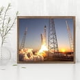 thumbnail image 2 of SpaceX Rocket Launch - 11x14 Unframed Art Print - Great Gift for Space Lovers/Geeks, 2 of 6