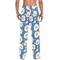 thumbnail image 4 of FORMRS Mens Pajama Pants with Pockets Soft Cotton Sleepwear Lounge Bottoms, Sizes S-2XL, Cute Fried Eggs, 4 of 7