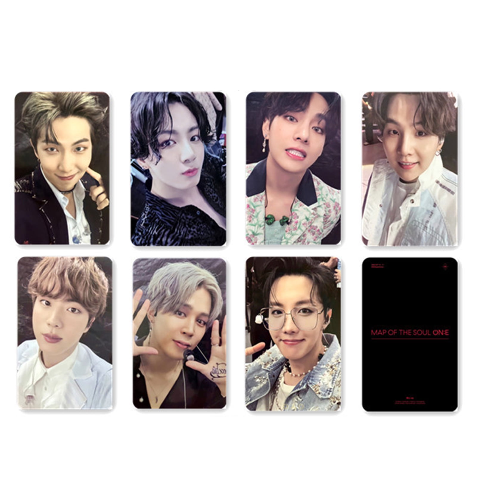 FeiraDeVaidade 7Pcs Photo Cards, Kpop The Lastest Fashion New Lomo Photo Card Hd Photograph Collectable Small Postcard Set