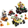 thumbnail image 3 of LEGO Super Mario: Mario Kart – Bowser's Rumbling Race - Building Toy for Boys & Girls, Ages 7+ - Toy Cars for Kids - 4 Mario Figures & 4 Karts - Gift for Birthdays - 72058, 3 of 8