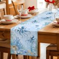 thumbnail image 4 of Table Runners 72 Inches Long Dress Scarves, Octopus Coastal Farmhouse Kitchen/Dining Table Decor Table Runner, Coffee Tablerunners, Nautical Seaside Coral Starfish Conch 13x72 Inch, 4 of 8