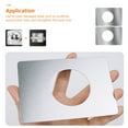 thumbnail image 4 of 2pcs Door Reinforcement Plate Door Striker Plate Door Knob Plate Accessory, 4 of 4