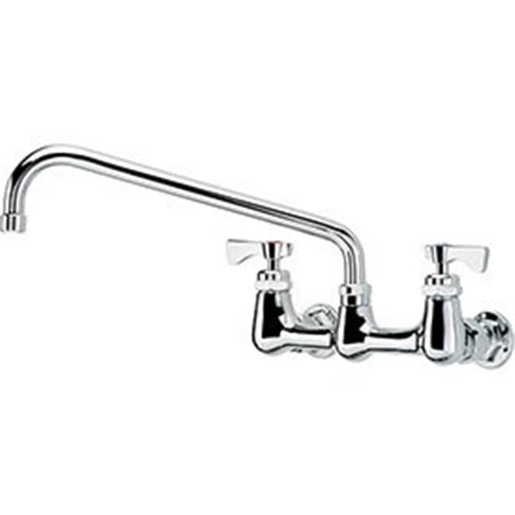 Royal Series 8 in. Center Wall Mount Faucet, 12 in. Spout
