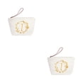 thumbnail image 2 of ZLight Exquisite Craft Letter Bag - Wide Application For Women For Mother Women Cosmetic Toiletry Bags Z 2Set, 2 of 6