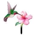 thumbnail image 2 of YAOMOBB Garden Stake Realistic Decorative Sign Eye Catching Yard Art Hummingbird Flower Stake, 2 of 5