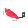thumbnail image 2 of unbranded 1Par Red Motorcycle Handlebar Guards Offering Impact and Windshield Protection, 2 of 6