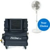 Port-A-Cool Cyclone 2000 Portable Evaporative Cooling Unit, Black & Bonus Misting Fan Value Bundle