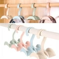 thumbnail image 5 of 360 Rotation Closet Organizer Rod Hanger Handbag Storage Purse Hanging Rack Holder Hook Bag Clothing Hanger Hook Bag Clothing, 5 of 9