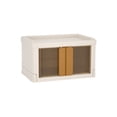 thumbnail image 2 of Tea Bag Storage Organizer, Staron 2026 Plastic Divided Container Box With Lid, Stackable Collapsible Kitchen Cabinet Countertop Pantry Organizer for Coffee Pods Seasoning Packets, Brown, 2 of 7